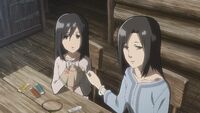 Mikasa and her mother