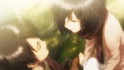Eren bids Mikasa farewell