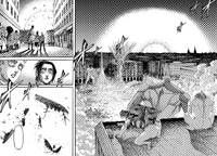 The Colossus Titan appears in Marley during the War Hammer Titan's fight with the Attack Titan