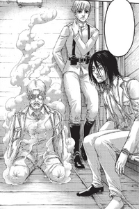 Zeke, Yelena, and Eren on the airship