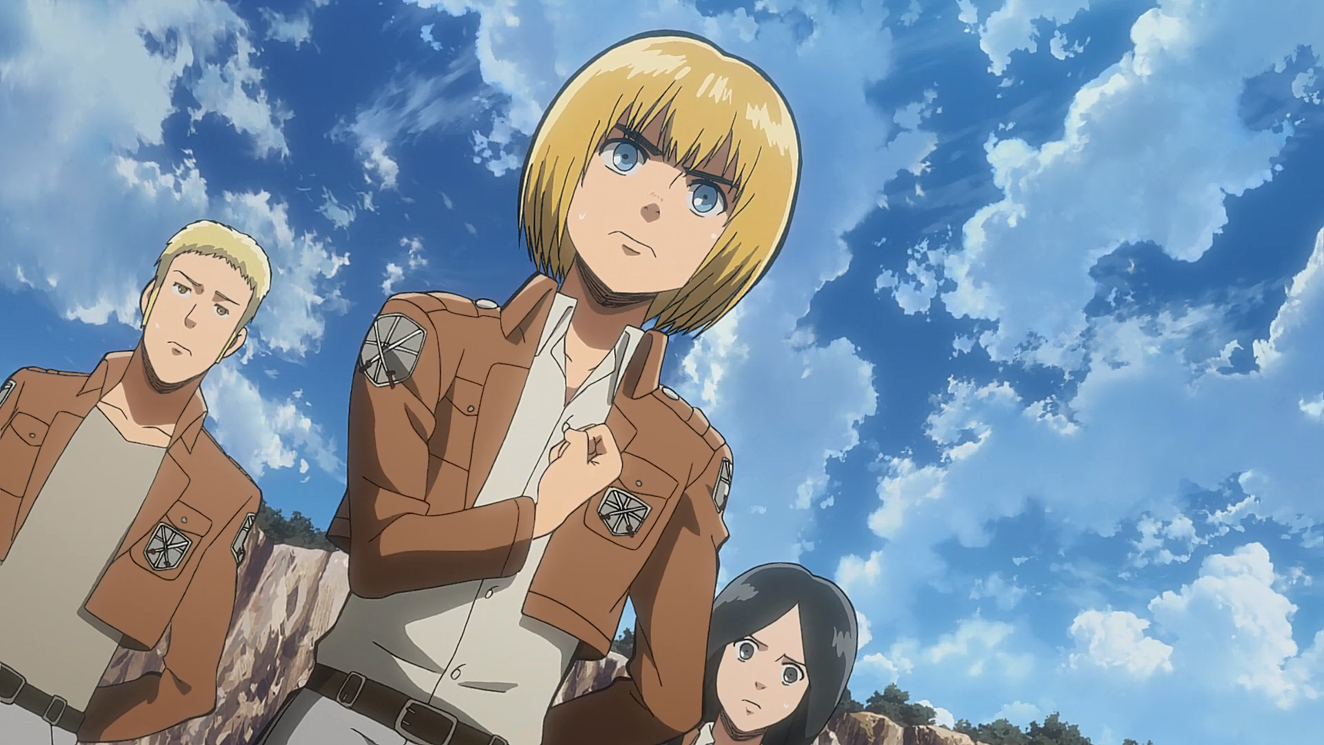 Three Army Regiments in Attack on Titan 