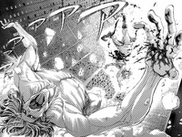 Eren in Titan form crushes Willy