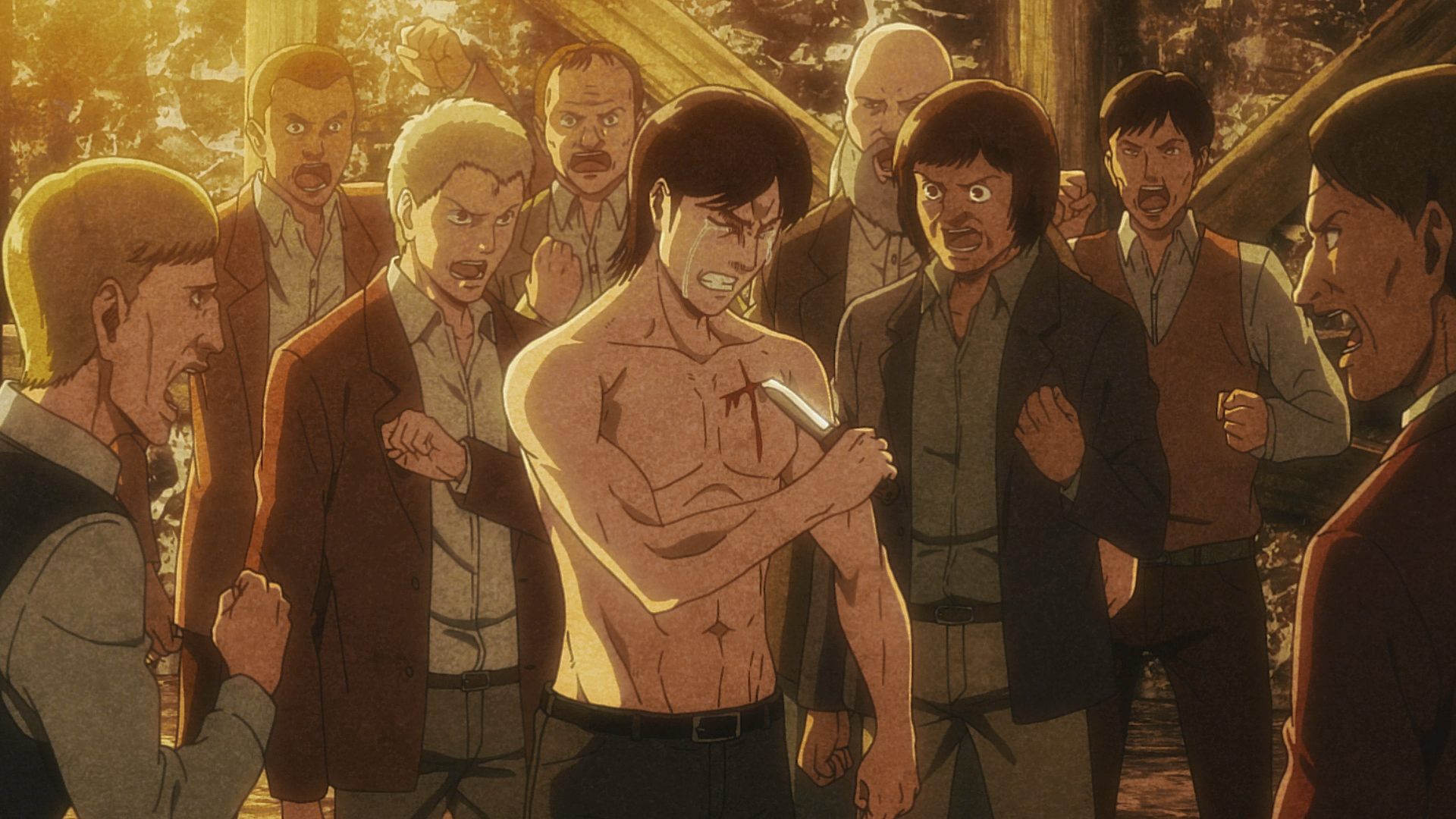 A muralha - Batida no Distrito de Stohess (3), Attack on Titan Wiki