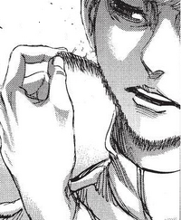 Yelena removing her fake goatee