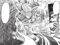 Frieda beißt in ihre Hand, um sich zu verwandeln