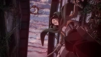 Levi survives the bombardment