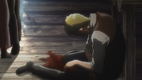 Mikasa's father's corpse