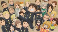 AOT JH Whole cast's celebration