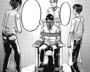 Levi and Hange question Sannes