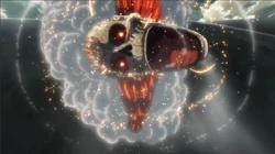 Der kolossale Titan stürzt herab