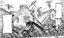 Le commandant Dot Pixis faisant son entrer en scène lors de la Seconde Bataille de Shiaganshina.png