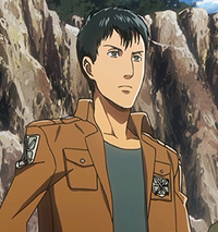 Bertholdt as a cadet