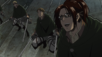 Hange Zoe Anime Attack On Titan Wiki Fandom Characters, voice actors, producers and directors from the anime shingeki no kyojin (attack on titan) on myanimelist, the internet's largest anime database. hange zoe anime attack on titan