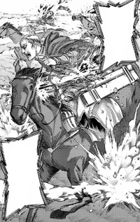 Erwin is hit by a projectile