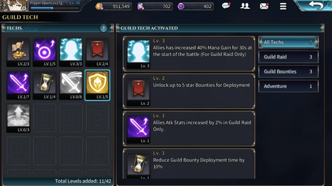 Guild Tech Tree Shining Beyond Wiki Fandom