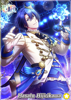 シークレット utapri トレーディングカード ビジュカ masato Masato Hijirikawa (Birthday on Stage) | Shining Live Wiki