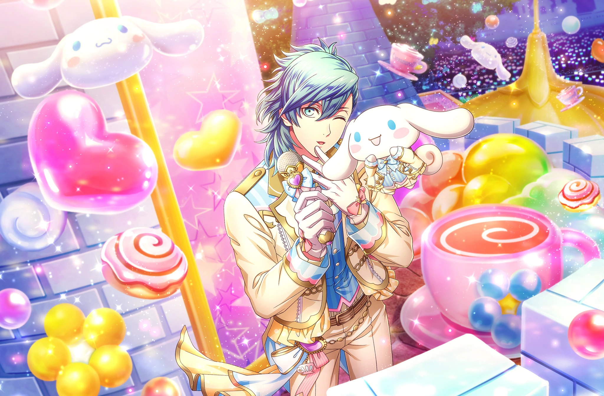 ai♡Kfmi Ai Mikaze (Happy Smiling Stage) | Shining Live Wiki | Fandom