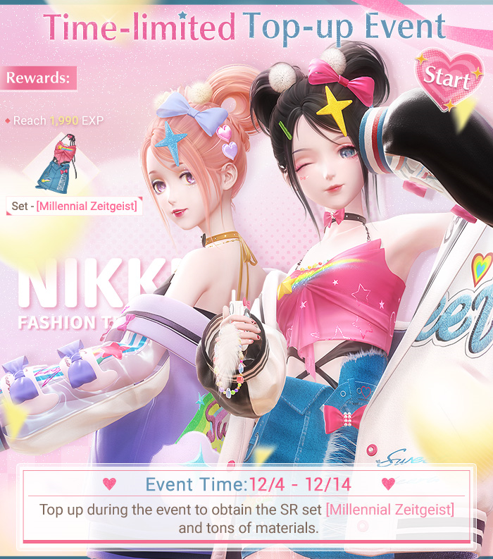 Top-up Event - Millennial Zeitgeist | Shining Nikki Wiki