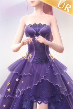 Purple star dress online
