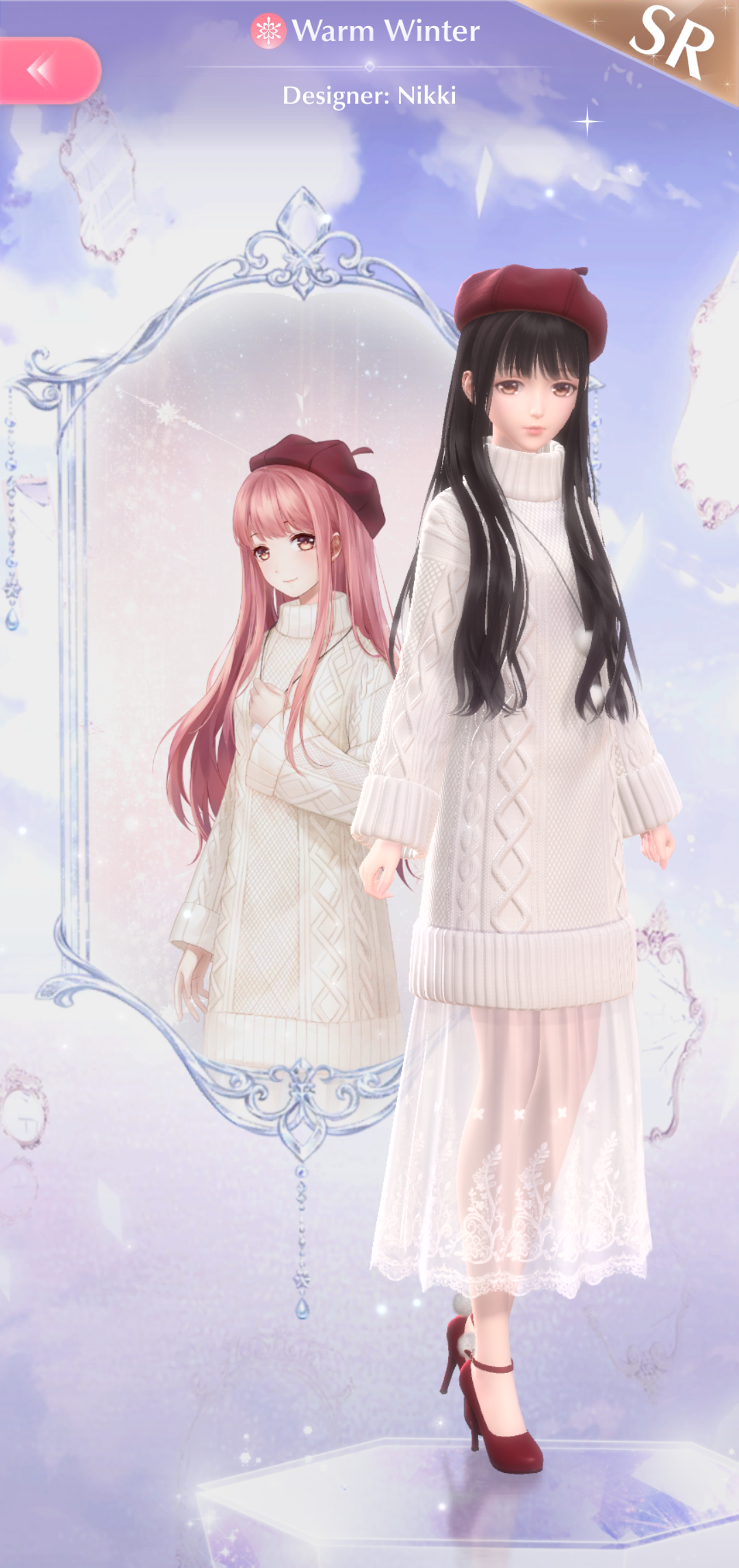 Do you think this fits rainbow magic Or not and should I just use priestess  tess set or no? : r/Shining_Nikki