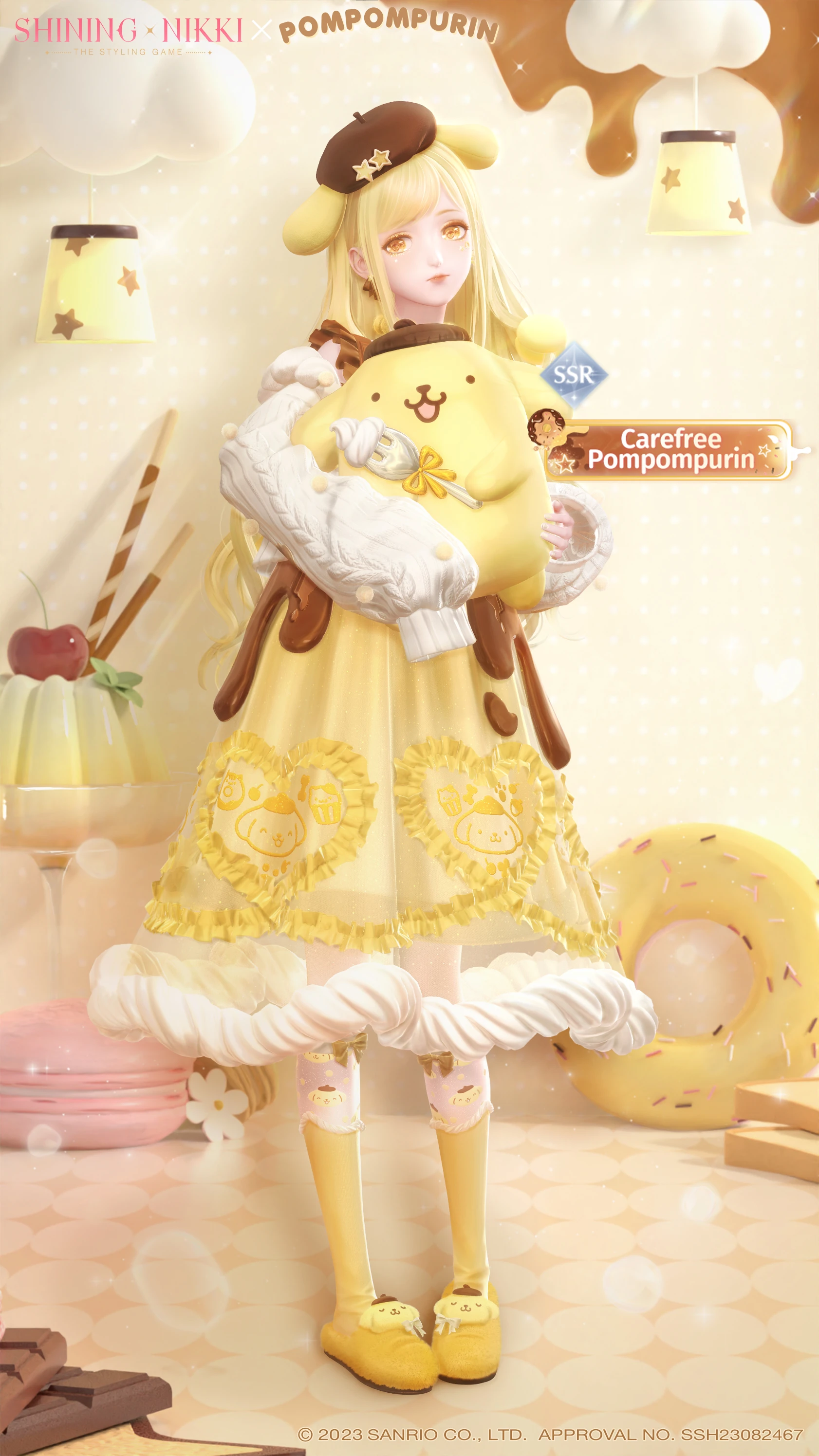 Pompom さん Pompomさん Carefree Pompompurin | Shining Nikki Wiki | Fandom