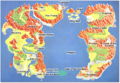 Shining Force 2 World Map Rune | Shining Wiki | Fandom