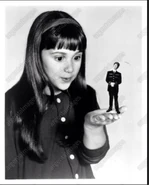 Becky with Mr. Conductor on her hand