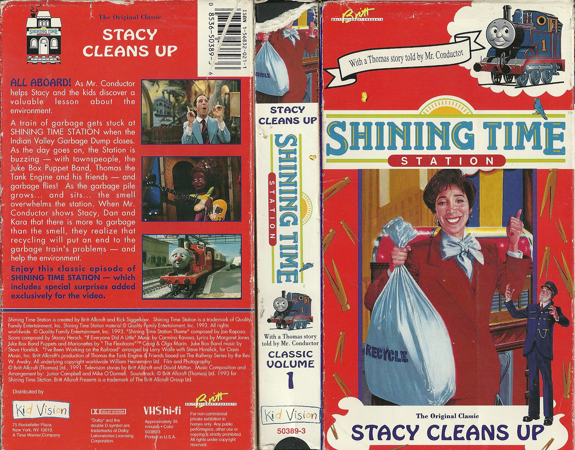 Stacy Cleans Up (VHS) | Shining Time Station Wiki | Fandom