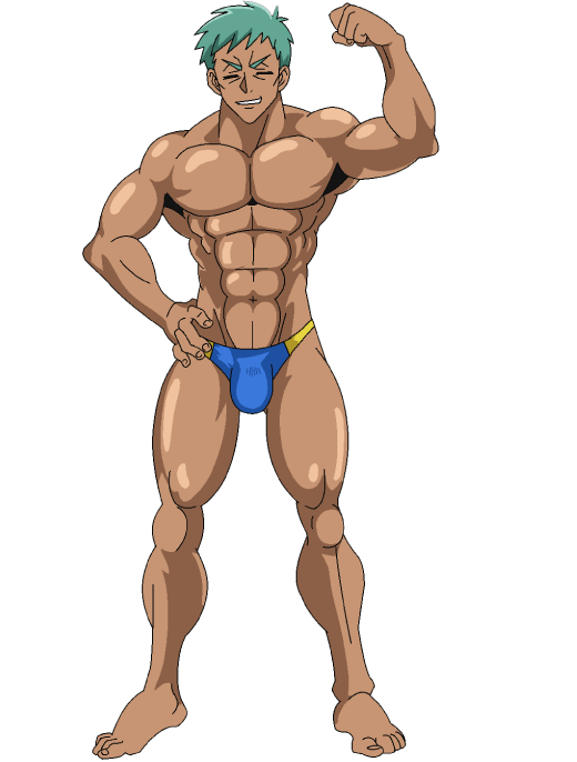 legal-jackal584: anime character in chef clothes with muscles