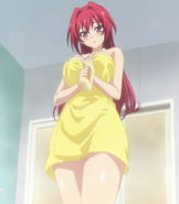 Mio in a bath towel