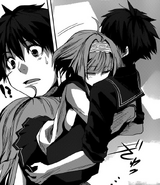 Yuki hugging Basara