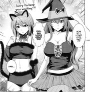 Mio and Yuki's Halloween costumes