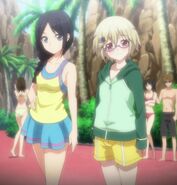 Rikka Kajiura & Nanao Tachibana at a new indoor water park in swimsuits (The Testament of Sister New Devil Departures)