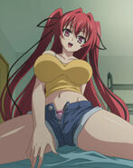 Mio waking up Basara in Episode 1.