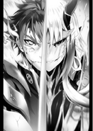 Shiba preparing to face Basara for the last time