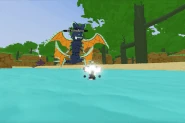 Tailed Spirit Bomb and Roar attack