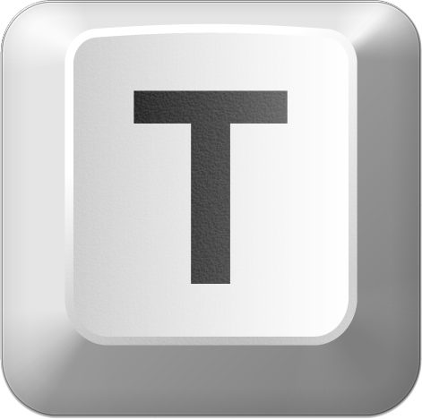 Keyboard key t