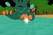 Tailed Spirit Bomb and Roar attack
