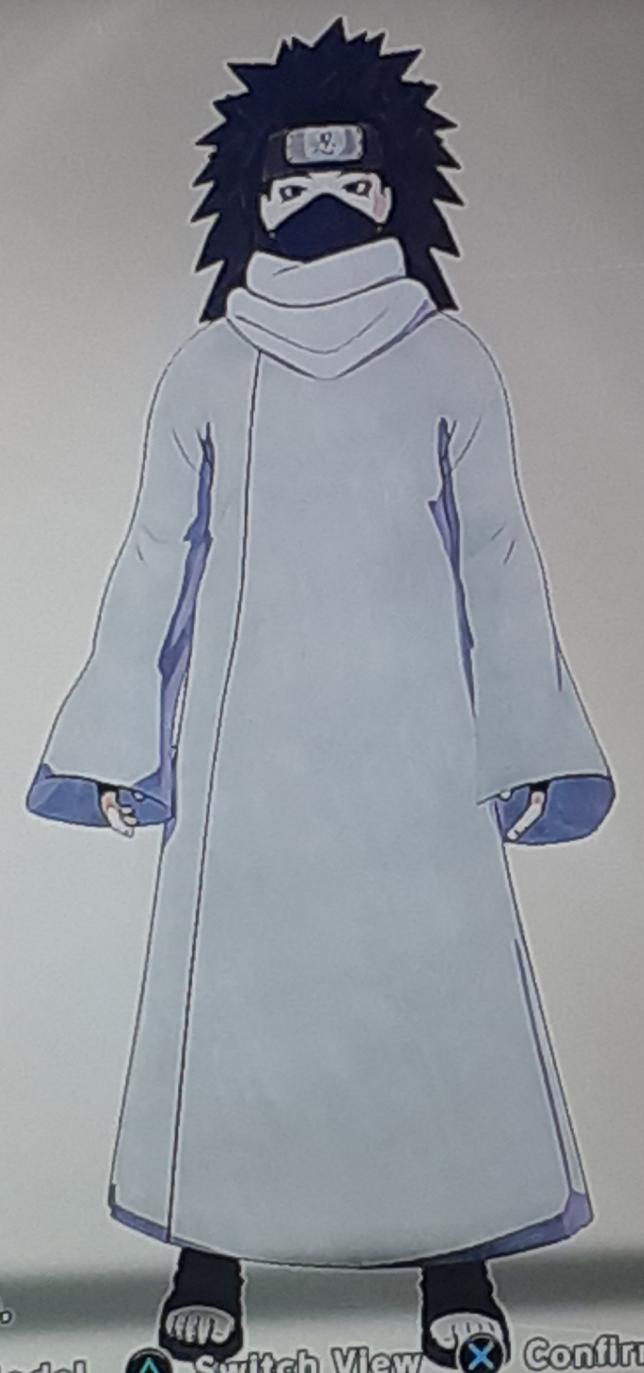 I edited a photo of hokage Naruto by drawing his manga outfit