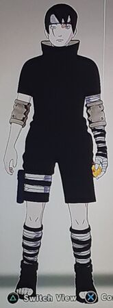 sasuke black suit chidori