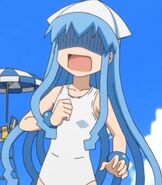 Squid Girl in her bathing suit.