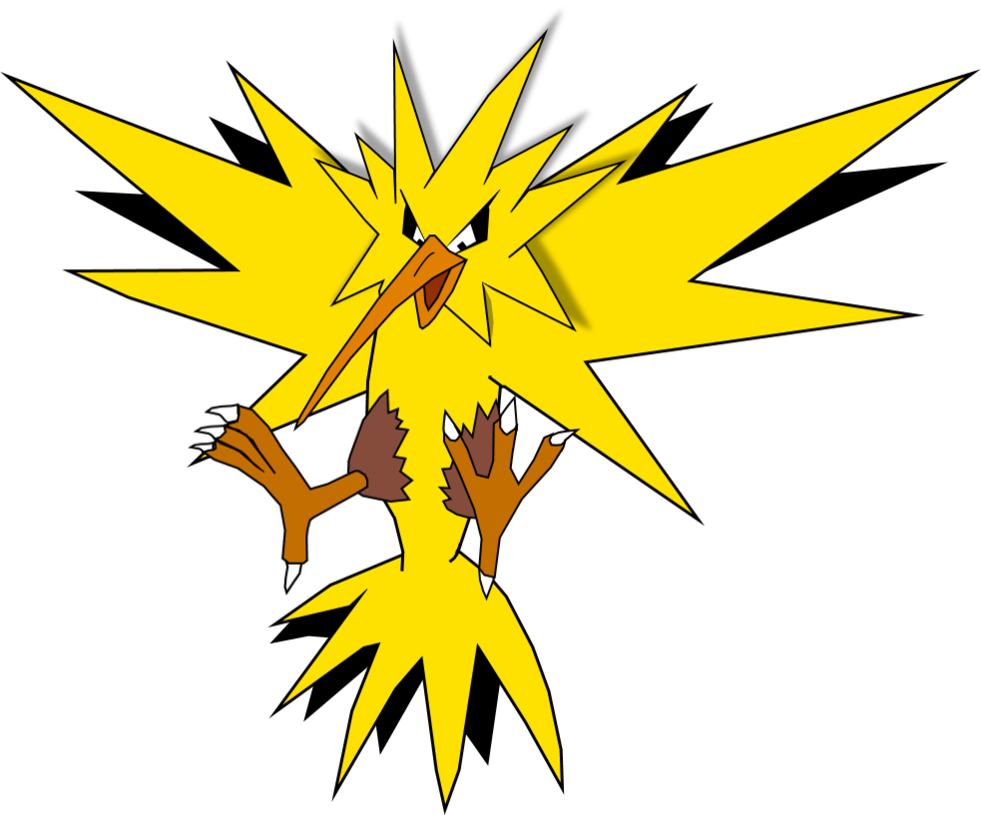 Zapdos, Shiny pokemon Wiki