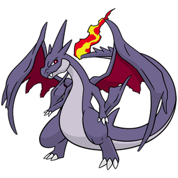 Mega shiny charizard, charizard, fire, flying, mega, pokemon