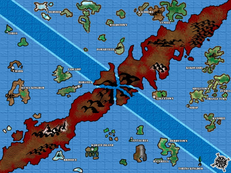 one piece map