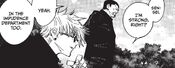 Yaga telling Gojo he is strong