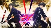 Maki and Megumi fighting Hanami.