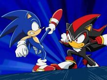 Pelea entre SHadow y Sonic, SOnic X