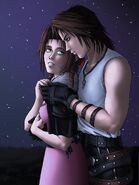 Commission; Squall x Aeris by raiyneofgailin