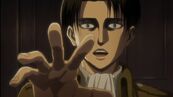 Levi desperately begging Erwin to stay and not go to Shiganshina