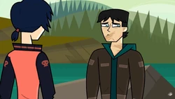 Tom tearing up to Jake's words